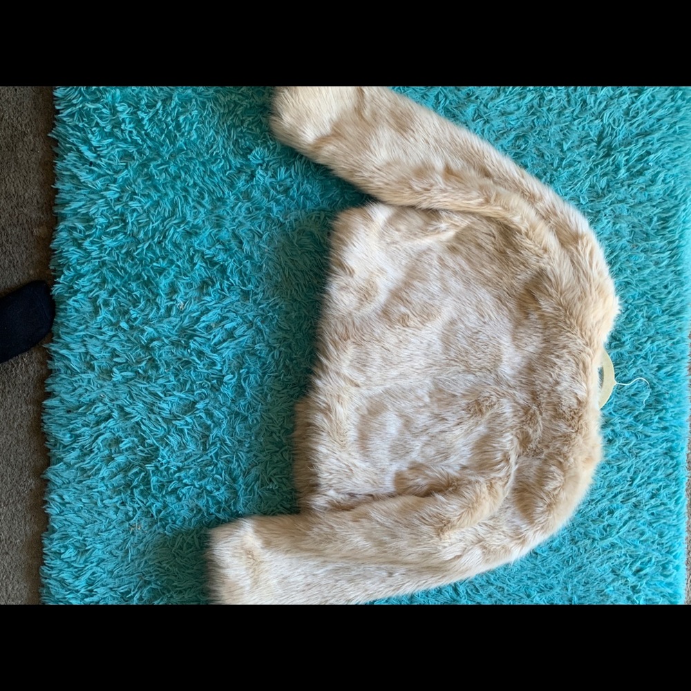 Fur Jacket - Natural/Tan - Picture 9 of 10